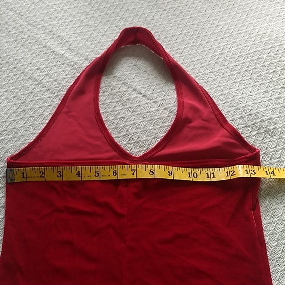 Vintage red velvet halter top!❤️ - Picture 5 of 9